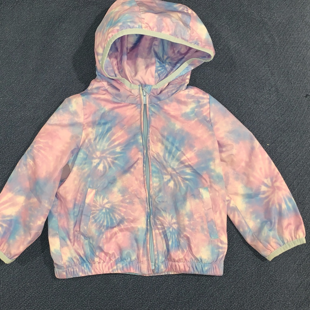 GAP Pink and Blue Raincoat for Stylish Protection